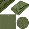 Tarpaulin 5x8m Springos GA2127 120g/m2 thick protective green sheet