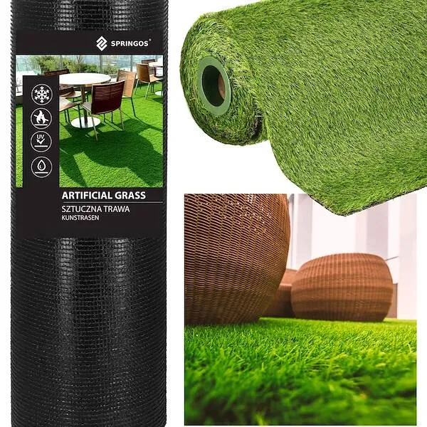 Artificial grass Springos GA0049 width: 1m x 1m