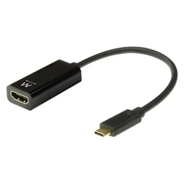 USB-C – HDMI adapteris Ewent EW9823 Juoda 15 cm 4K Ultra HD (1 vnt.)