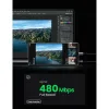 USB uz Lightning Kabelis Ugreen 60126 Melns Pelēks 1 m