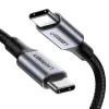 USB uz Lightning Kabelis Ugreen 70427 Melns Sudrabains 1 m