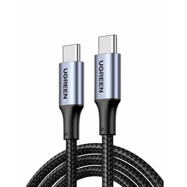USB uz Lightning Kabelis Ugreen 70427 Melns Sudrabains 1 m
