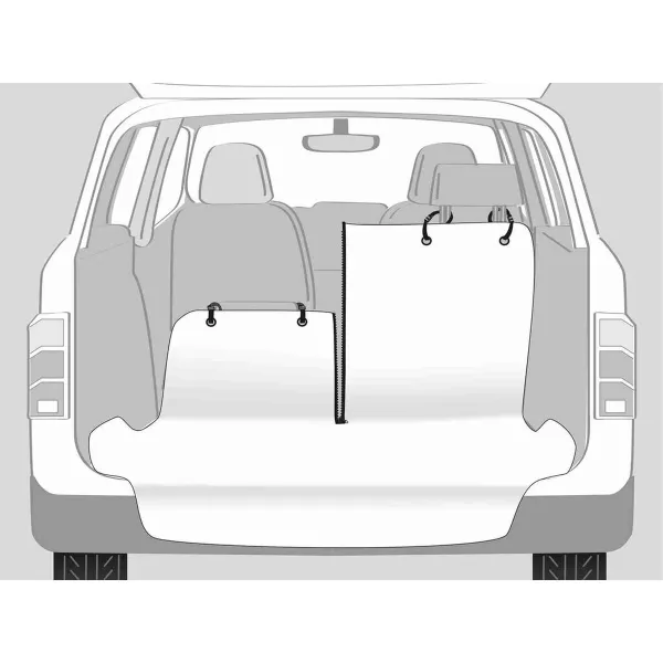 Apsauginis automobilio kilimėlis gyvūnams Trixie Juoda Rusvai gelsva 180 x 130 cm