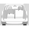 Apsauginis automobilio kilimėlis gyvūnams Trixie Juoda Rusvai gelsva 180 x 130 cm