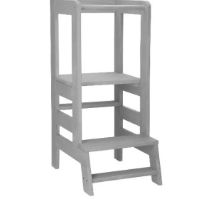 Virtuves palīgs , Platforma bērniem Springos KCH01 Grey 90 cm