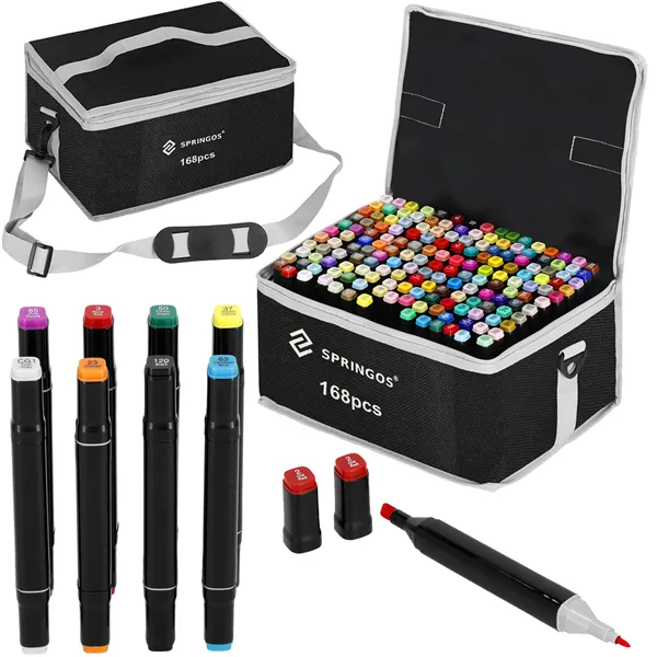 Маркеры Springos SA1016 168 шт.