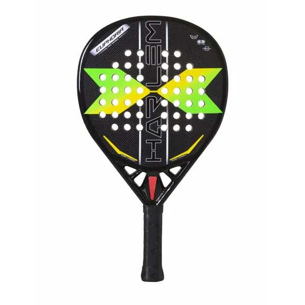 Padelio raketė Harlem Padel Euphoria Green Juoda Žalia
