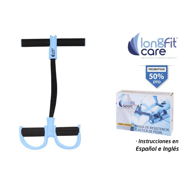 Elastsed Vastpanirihmad LongFit Sport Sinine/Must