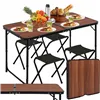 Folding table with chairs Springos CS0107 120 x 60 cm