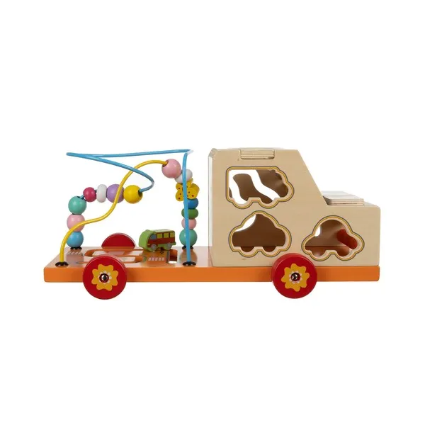 Rūšiuoklis - medinis automobilis Kruzzel 22652