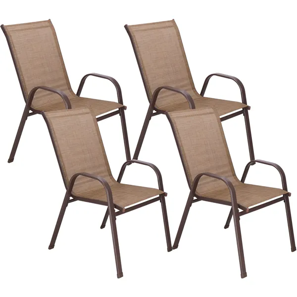 Garden chair set Springos GF0073H 73 X 55.5 X 93 cm 4 PCS