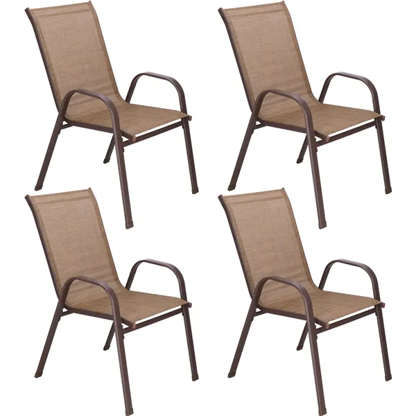 Garden chair set Springos GF0073H 73 X 55.5 X 93 cm 4 PCS