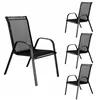 Garden chair Springos GF0071 73 X 55.5 X 93 cm, black