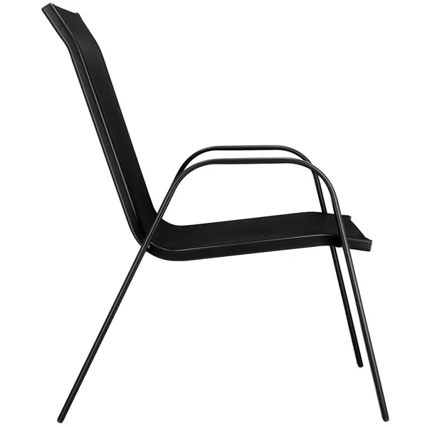 Garden chair Springos GF0071 73 X 55.5 X 93 cm, black