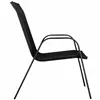 Garden chair Springos GF0071 73 X 55.5 X 93 cm, black