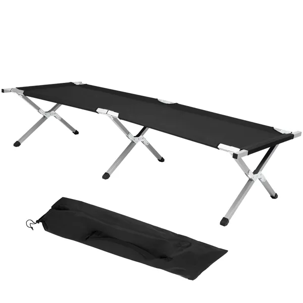 Tourist folding camping bed Springos CS0090