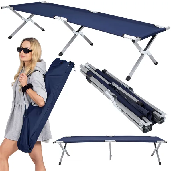 Tourist folding camping bed Springos CS0089