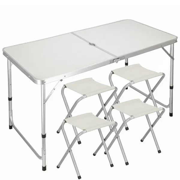 Tourist table with chairs Springos CS0035 120 x 60 cm