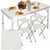 Tourist table with chairs Springos CS0035 120 x 60 cm