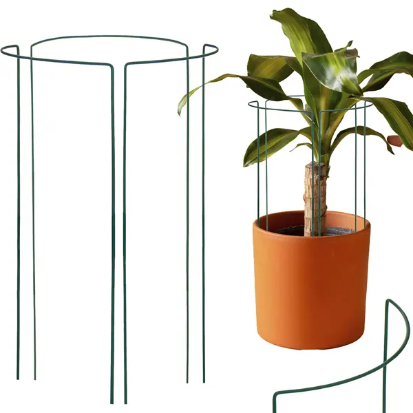 Metal support for flowers and plants Springos HA5169 45 cm