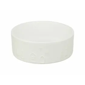 Pet feeding dish Trixie White Ceramic 300 ml Christmas