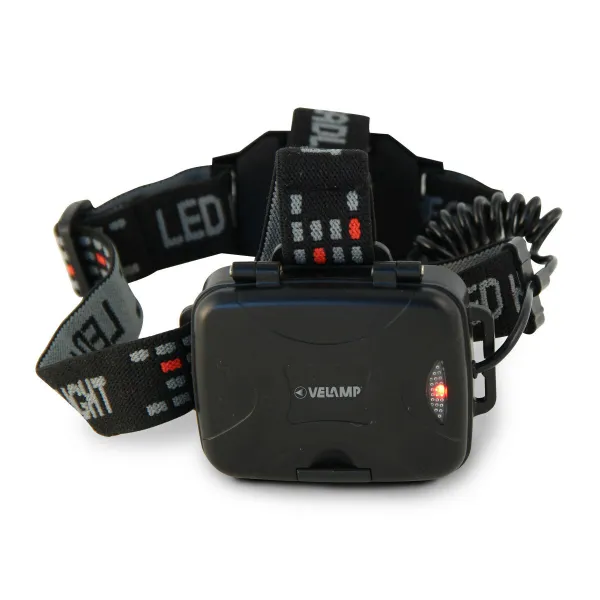 Uzlādējams un regulējams pieres LED lukturis Velamp 6 W 400 lm