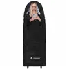 Hiking sleeping bag with hood 2in1 Springos CS0122 220x80 cm