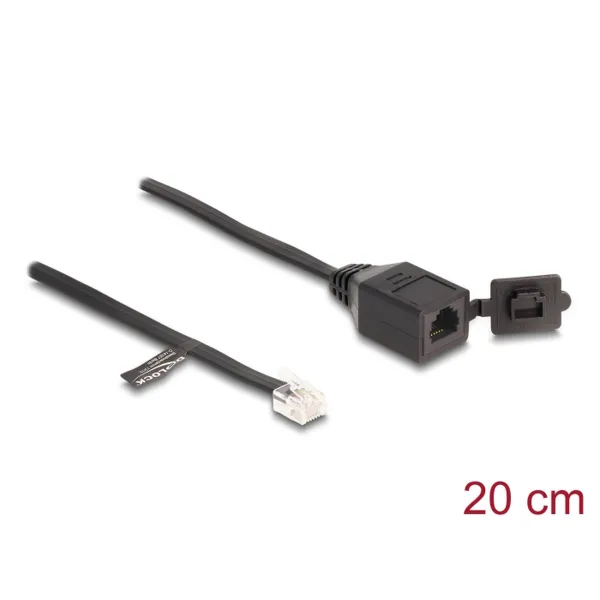 USB Kabelis DELOCK 88009 Melns 20 cm (1 gb.)