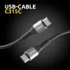 USB-C - USB-C kaapeli INTENSO C315C Melns
