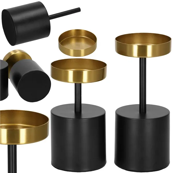 Metal candlesticks Springos HA7469