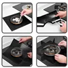 Gas stove mat Springos KI0115 4pcs black burner cover