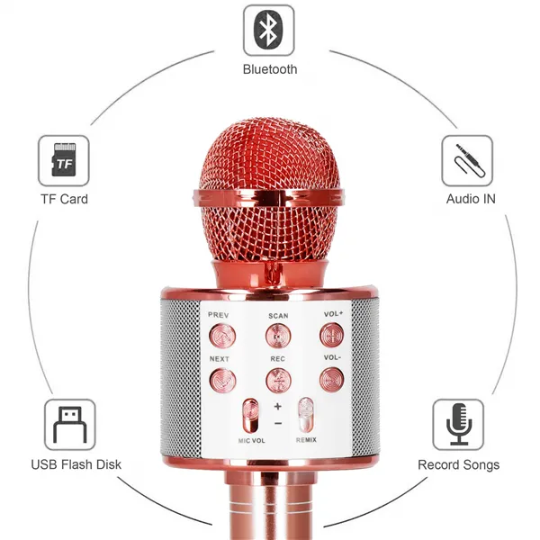 Microphone toy Springos KG0029