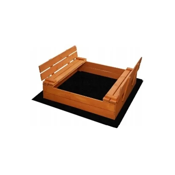 Wooden sandbox Springos PS180l 180x180cm