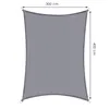 Sun sail Springos SN1068 4 x 3m light grey