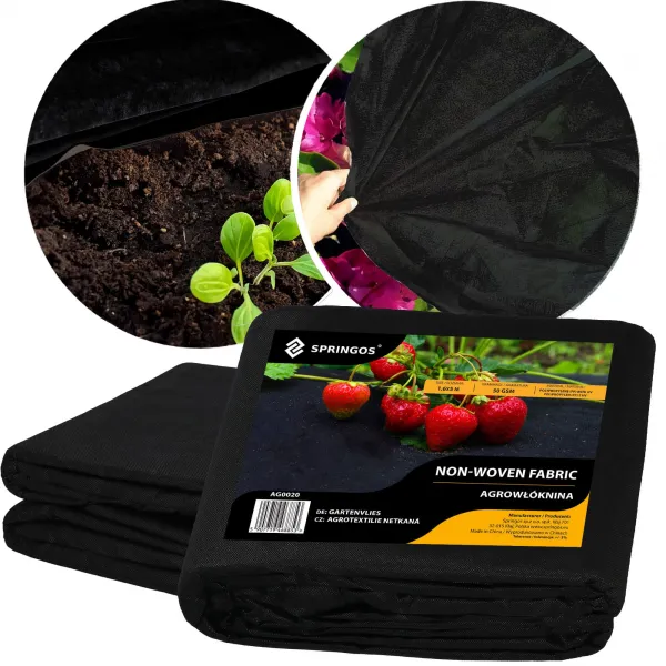 Agrotextile against weeds Springos AG0020 50g/m2 1,6x5 m