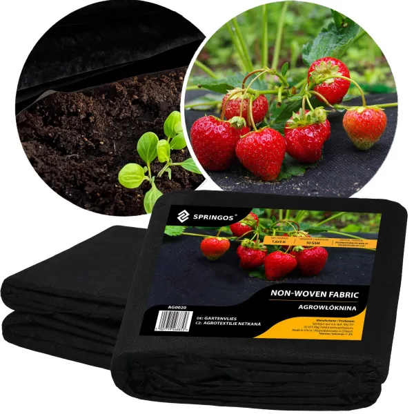 Агротекстиль против сорняков Springos AG0020 50г/м2 1,6х5 м