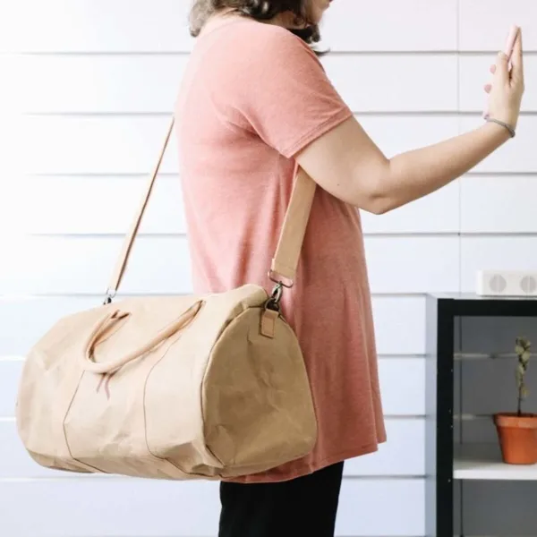 Sports Bag KSIX WeekendBag Ruda kraft popierius Eco-friendly