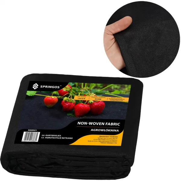 Агротекстиль против сорняков Springos AG0021 50г/м2 1,6х10 м