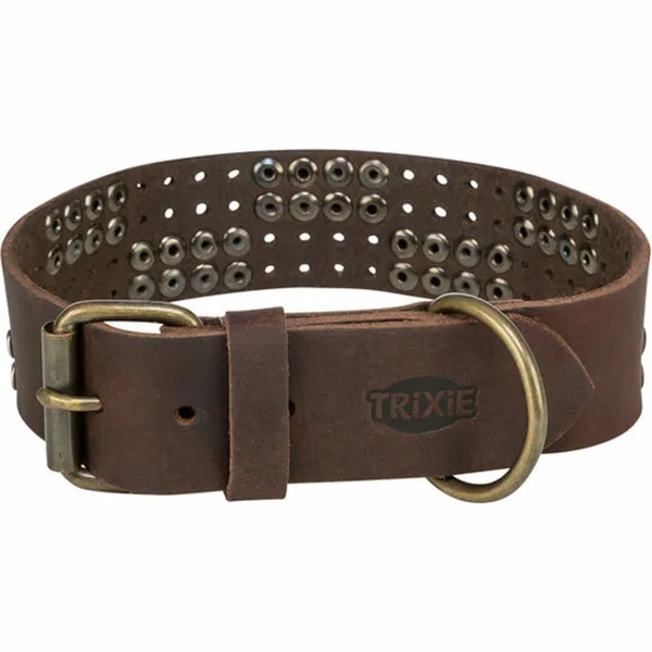 Koera kaelarihm Trixie Rustic Tumepruun L