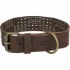 Koera kaelarihm Trixie Rustic Tumepruun L