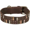 Koera kaelarihm Trixie Rustic Tumepruun L