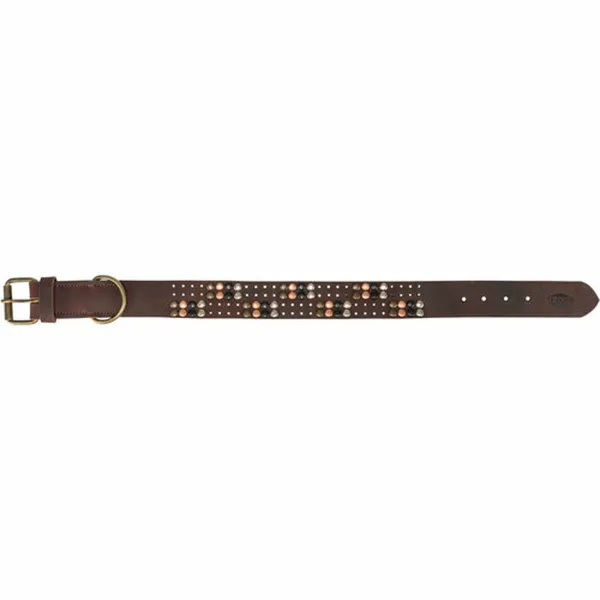 Koera kaelarihm Trixie Rustic Tumepruun L