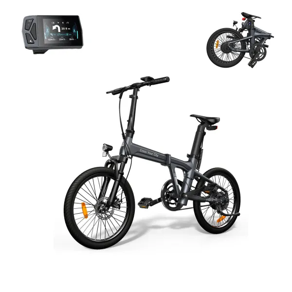Sähköpyörä Xiaomi ADO Air 20S Harmaa 10000 mAh 20" 100 Km