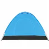 2-person camping tent with mosquito net and UV filter Springos PT007 blue