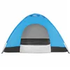 2-person camping tent with mosquito net and UV filter Springos PT007 blue