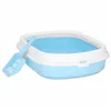 Cat toilet + scoop Springos PA0245 40x33x11 cm, blue