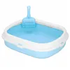 Cat toilet + scoop Springos PA0245 40x33x11 cm, blue