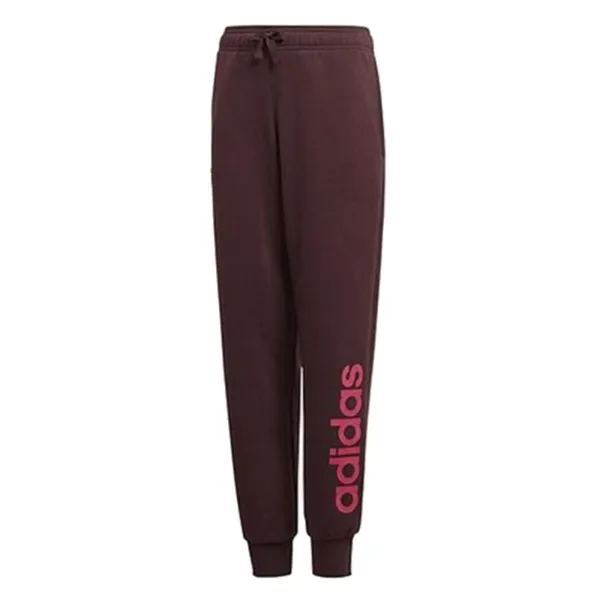 Sportinės kelnės vaikams Adidas YG Linear Raudona (14-16 metų dydis EU - 170 UK)