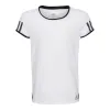 Child's Short Sleeve T-Shirt Adidas CLUB TEE DU2464 White Polyester