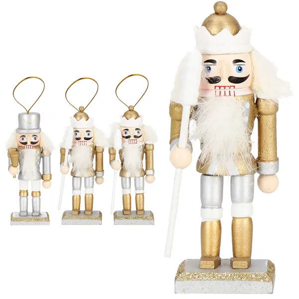 Christmas decoration Nutcracker Spring CA1108 8cm 3 pcs